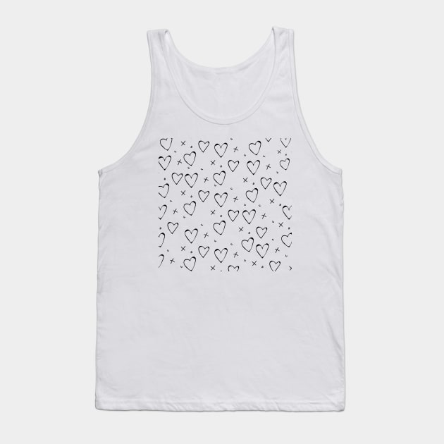 hearts and kisses Tank Top by notastranger